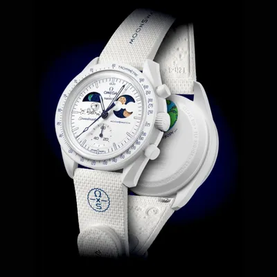 Omega × Swatch Bio Ceramic Moon Swatch Mission to the Moon phase Snoopy 