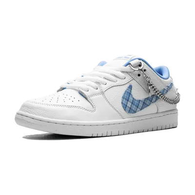 Nike SB Dunk Low Pro x Nicole Hausa White and University Blue