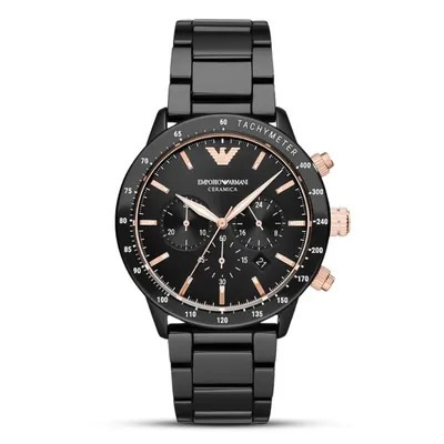 Emporio Armani Men's Chronograph Black Dial Men's Watch
