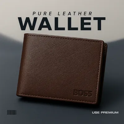Hugo Boss Premium Wallet -Brown