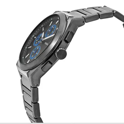 Fossil Everett Chronograph Smoke Stainless Steel Watch