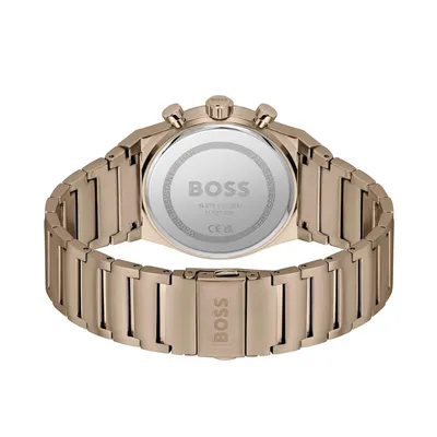 Hugo Boss Candor Chrono Olive Green Round Dial Men's Watch 