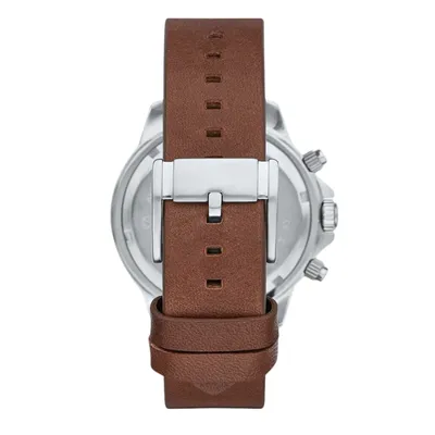 Fossil Bannon Multifunction Watch With Lather Strap