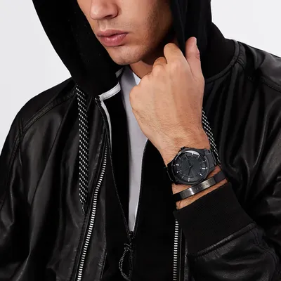Armani Exchange Men's HAMPTON Black Watch