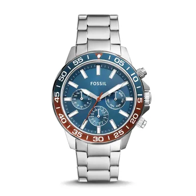 Fossil  Bannon Multifunction Stainless Steel Watch