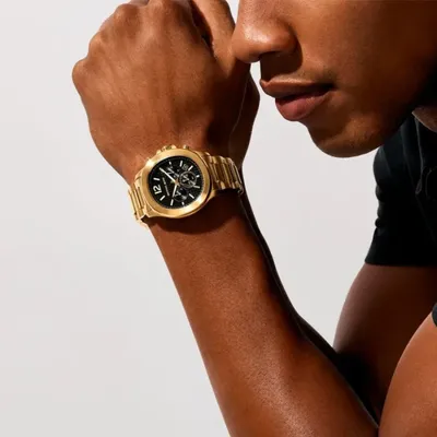 Michael Kors Men's Oversized Sage Gold-Tone Watch