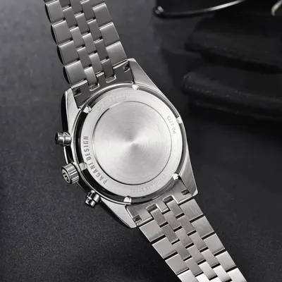 Pagani Design Mecha-Japanese Movement Men's Watch With Black Dial