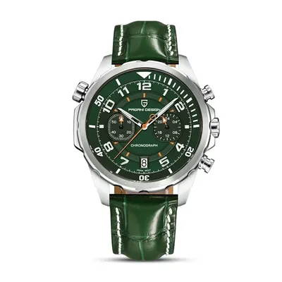 Pagani Design Men's Japan VK64 Chronograph Luminous Green Watch 