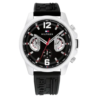 Tommy Hilfiger Tucker Men's Black Bold Sport Watch