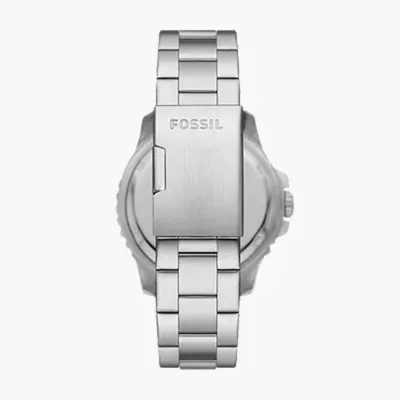 Fossil Blue GMT Stainless Steel Men's Watch
