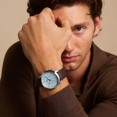 Fossil Neutra Chronograph Brown Leather Men's Watch
