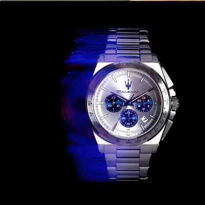 Maserati Velocità  Chrono Stainless Steel Watch