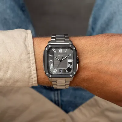 Fossil Crosby Three-Hand Date Stainless Steel Watch