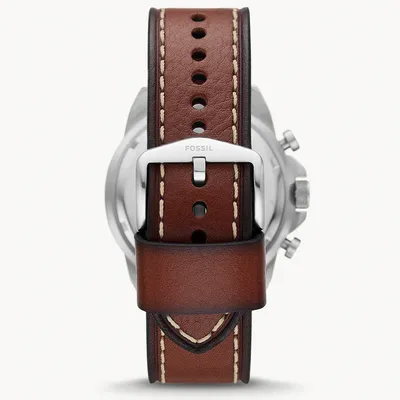 Fossil Bronson Chronograph Brown Leather Men's Watch