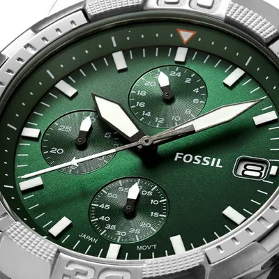 Fossil Bronson Chronograph Brown Leather Men's Watch