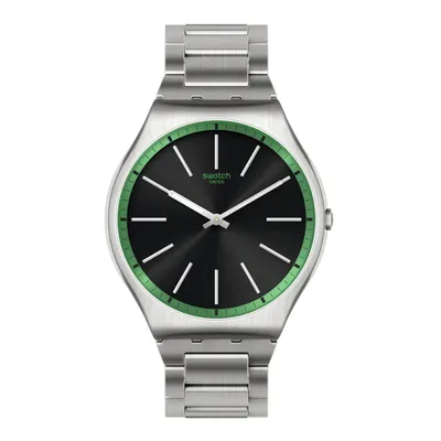 Swatch Skin Irony Green Graphite Watch