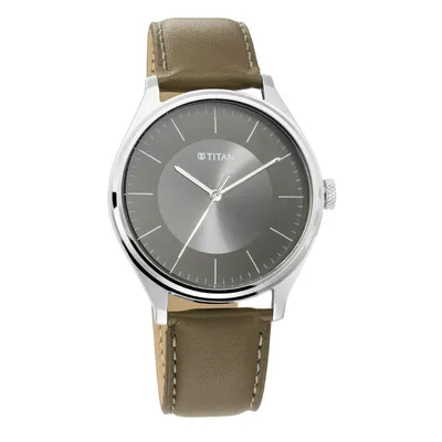 Titan Men's Urban Edge Lustrous Leather Watch