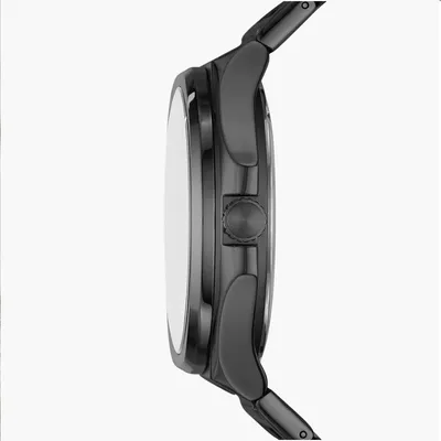 Fossil Evanston Automatic Black Stainless Steel Watch