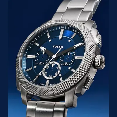 Fossil  Machine Chronograph Stainless Steel Men's Watch