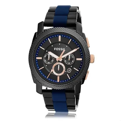 Fossil Machine Two-Tone Stainless Steel Watch