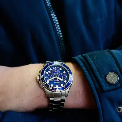 Fossil FB-03 Chronograph Mineral Crystal Men's Watch