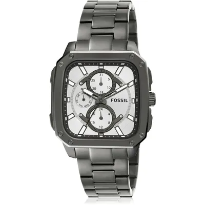 Fossil Inscription Gunmetal Dial Men's Watch