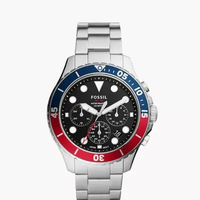 Fossil Chronograph Black Dial Men's Watch