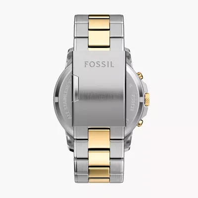 Fossil Grant Men Two Tone Analogue Watch 
