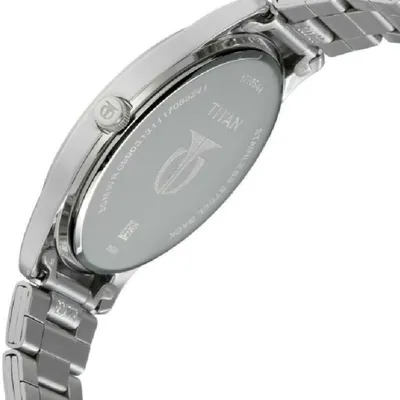 Titan Silver Dial Silver Strap Analog Watch For Men