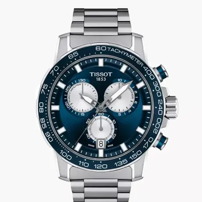 Tissot Supersport Chrono Blue Dial Men's Watch