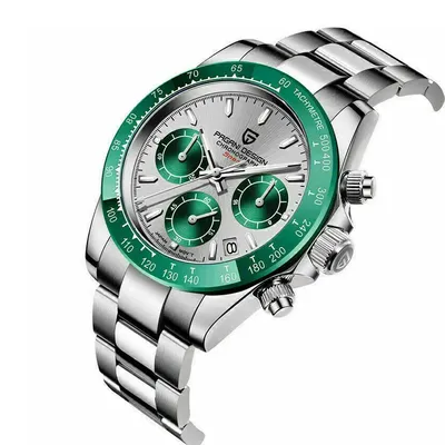 Pagani Design Daytona Green Grey Men's Watch