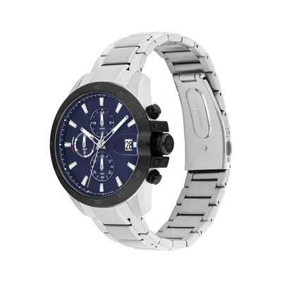 Tommy Hilfiger Jameson Stainless Steel Blue Dial Mens Watch