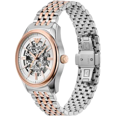Emporio Armani Men's Automatic Two-Tone Stainless Steel Watch