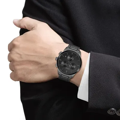 BOSS Dapper Analog Black Dial Men's Watch