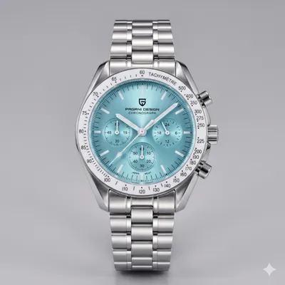 PAGANI DESIGN PD 1701 Ice Blue Moon Watch