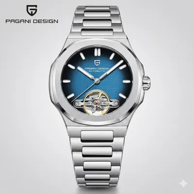 PAGANI DESIGN Skeleton Tourbillon Men's Mechanical Automatic Watch