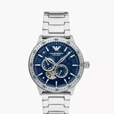 Emporio Armani Mario Automatic Blue Dial Men's Watch