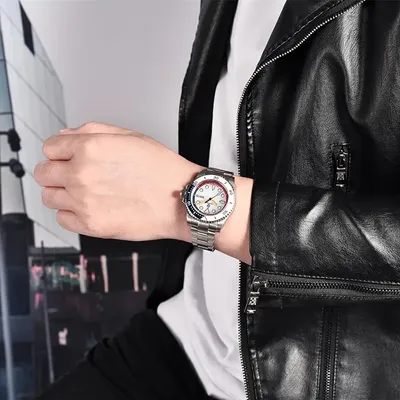 Pagani Design Automatic Day-Date White Dial Men's Watch