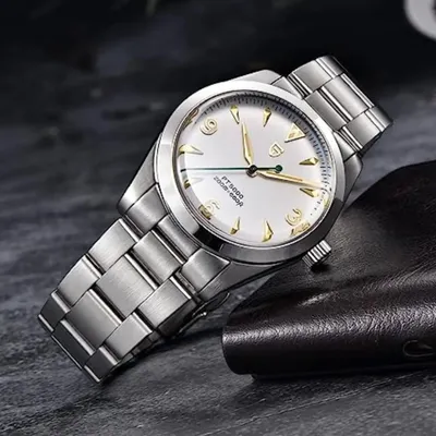 Pagani Design Automatic Mechanical Watch AR Sapphire crystal Luminous Stainless steel Business Watch