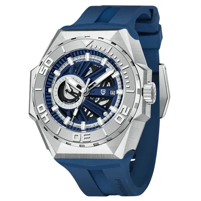 Pagani Design Automatic Skeleton Bezel Men's Watch