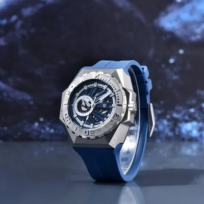 Pagani Design Automatic Skeleton Bezel Men's Watch