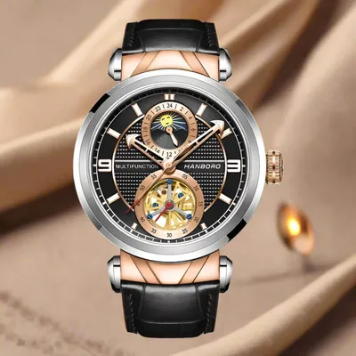 HANBORO Men's Luxury Automatic Mechanical Watch