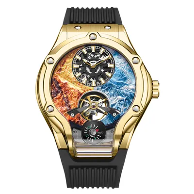 HANBORO Zhuma Mountain Peak Series Men's Fully Automatic Mechanical Watch