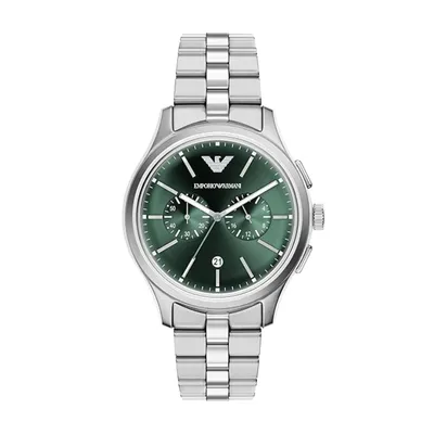 Emporio Armani Men's chronograph stainless steel watch