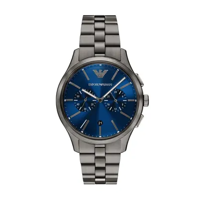 Emporio Armani Men's Chronograph Gunmetal Stainless Steel Watch