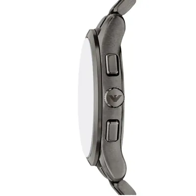 Emporio Armani Men's Chronograph Gunmetal Stainless Steel Watch