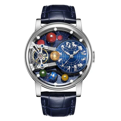 HANBORO Men Automatic Watch 43.5MM Mechanical Wristwatch