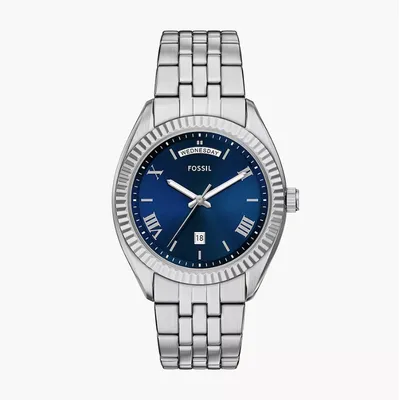Fossil Campbell Blue Dial 42 mm Men's Watch - FS6140