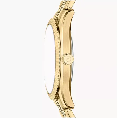 Fossil Campbell Gold Watch FS6142