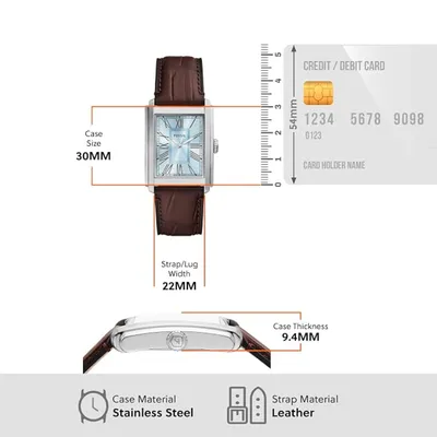 Fossil Men's Caraway Quartz Stainless Steel Three-Hand Watch
